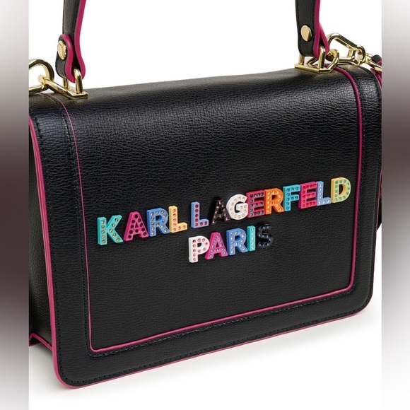 KARL LAGERFELD SIMONE FLAP CROSSBODY - Picture 4 of 6